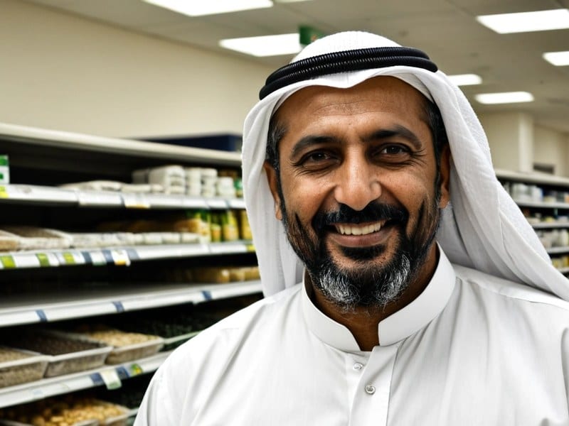 Portrait of Khalid Al-Harbi, an AI user