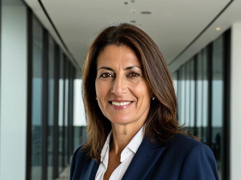 Portrait of Elena Vasquez, an AI user