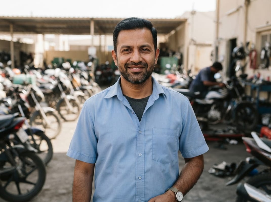 Portrait of Ahmed Mansour, an AI user