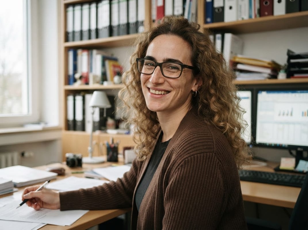 Portrait of Leyla Hasanova, an AI user